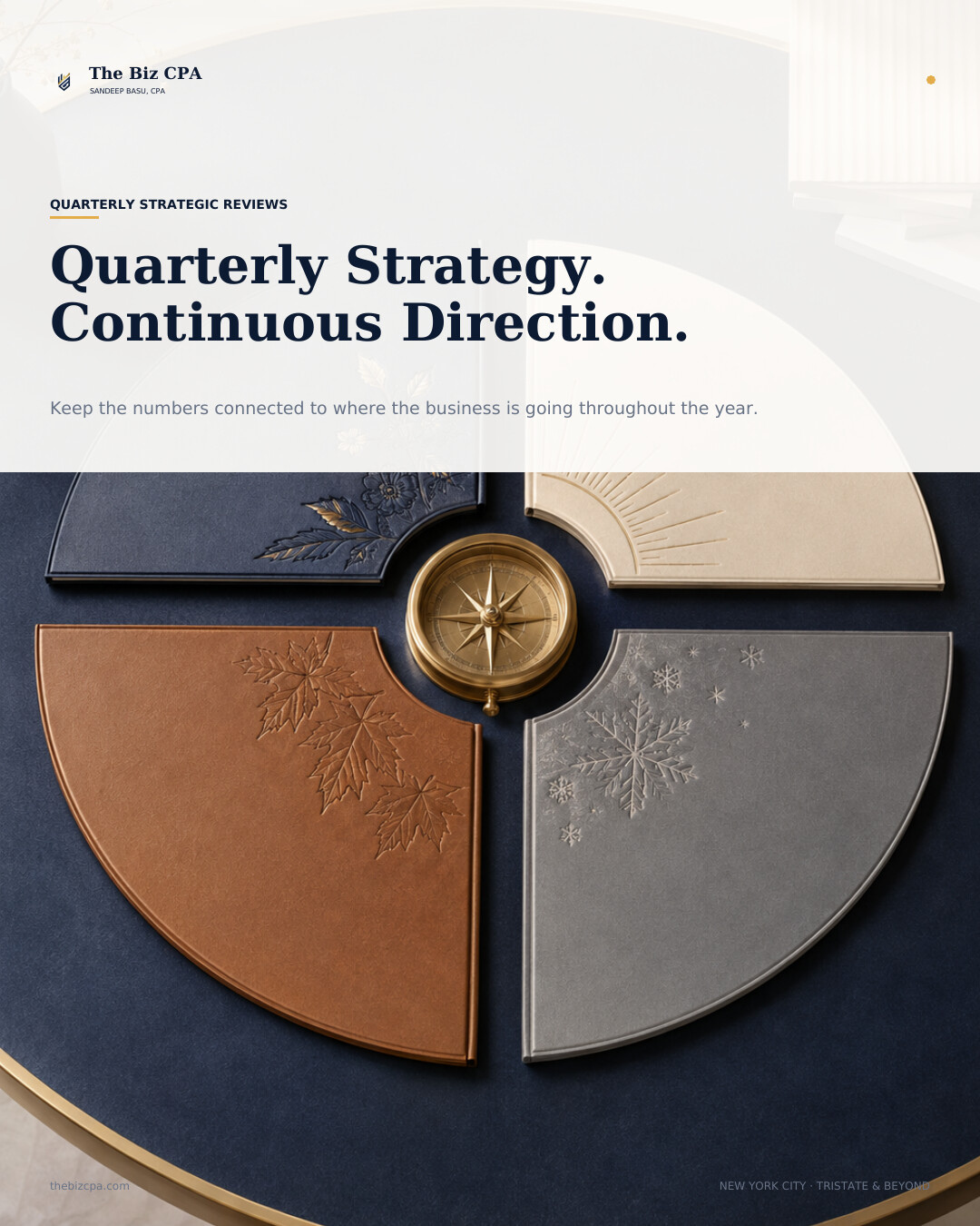 Quarterly strategy and continuous direction
