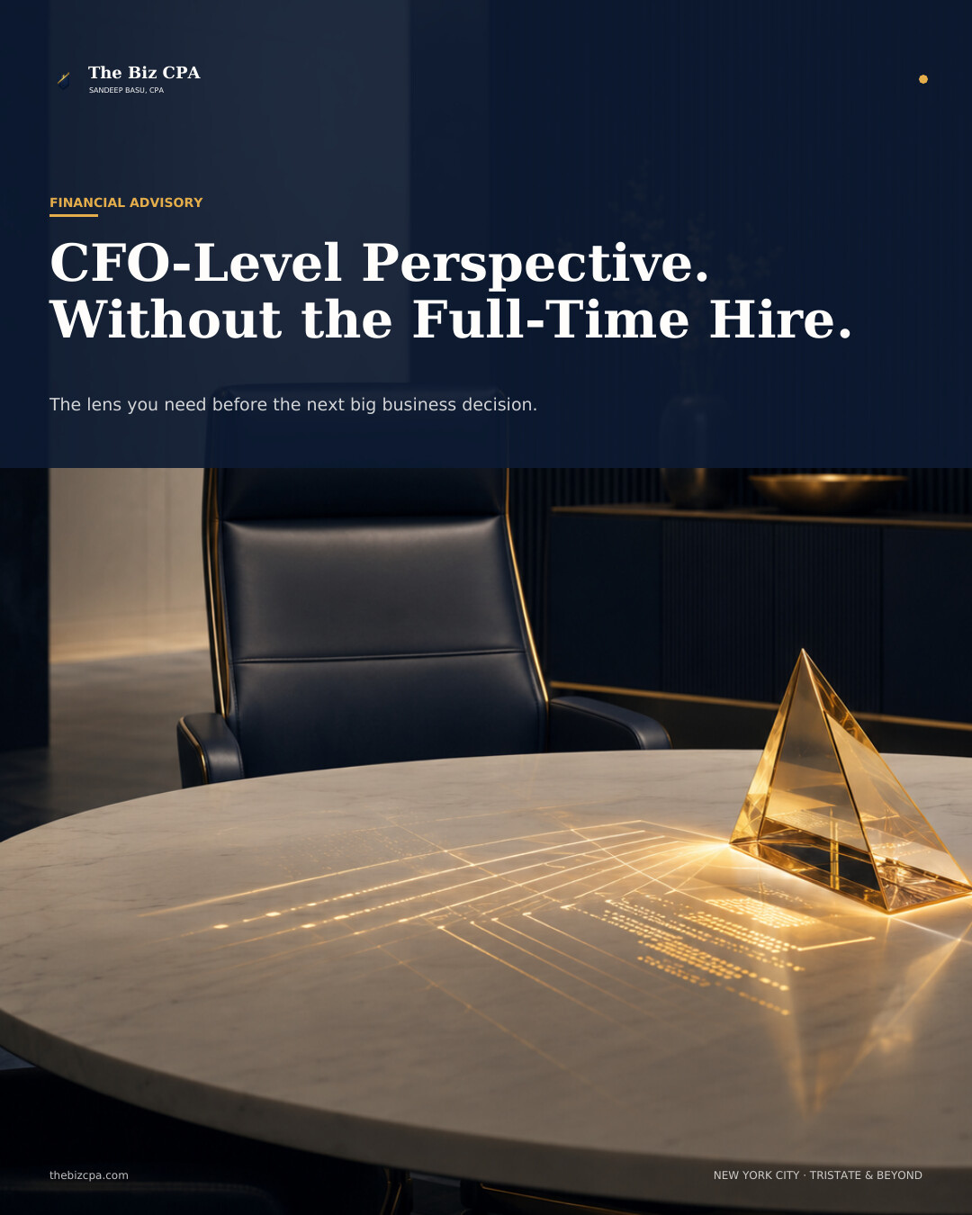 CFO level perspective without the full time hire