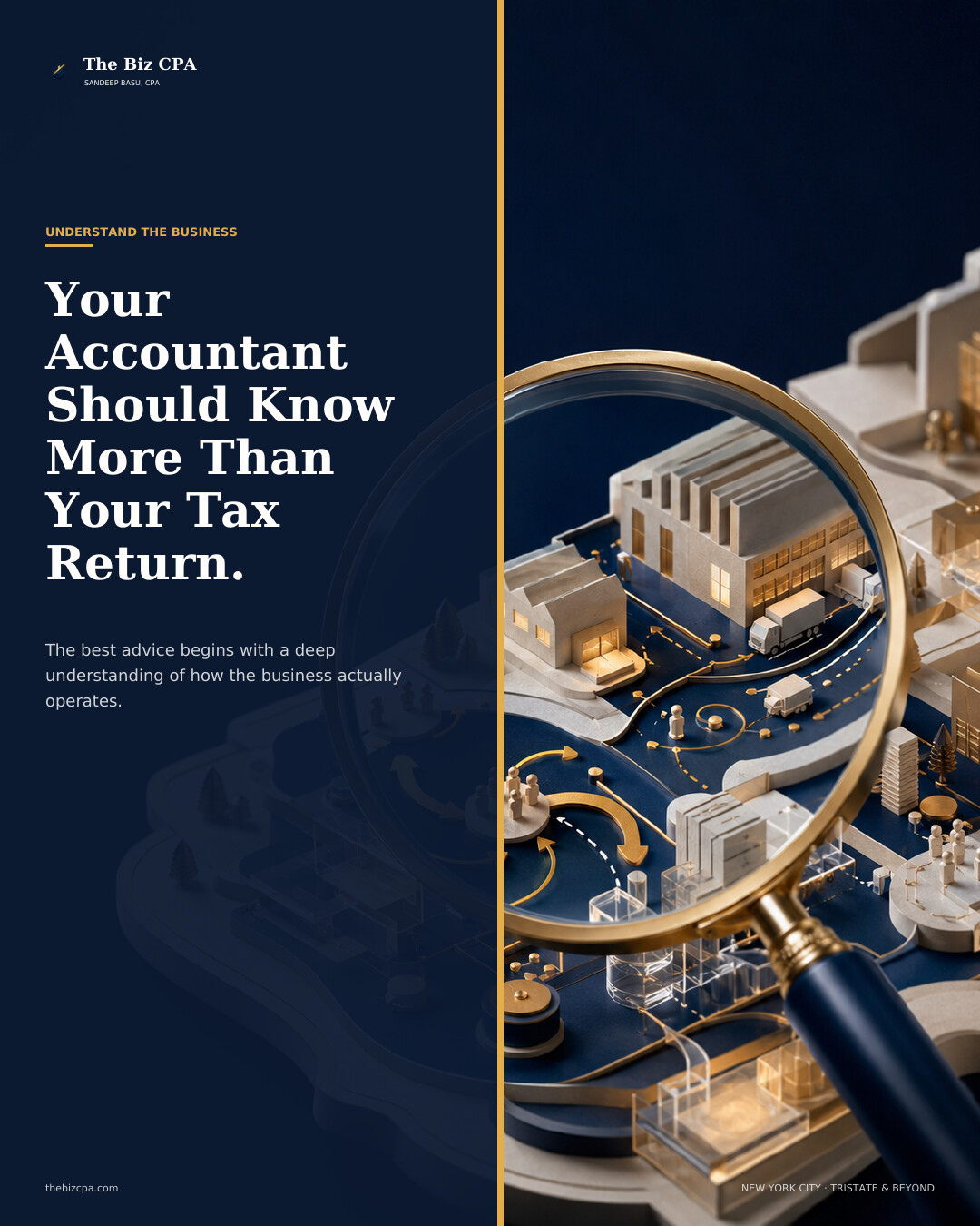 Your accountant should know more than your tax return
