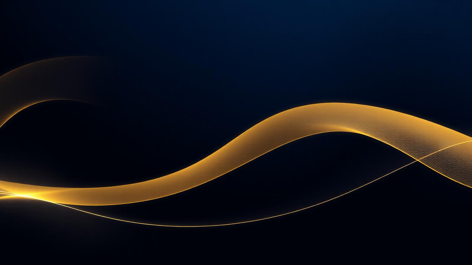 Elegant gold and navy financial visualization